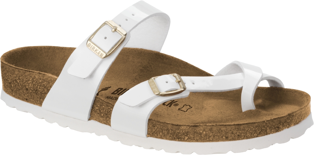 Birkenstock Ciabatta Infradito Mayari Birko Flor Patent 071741 White