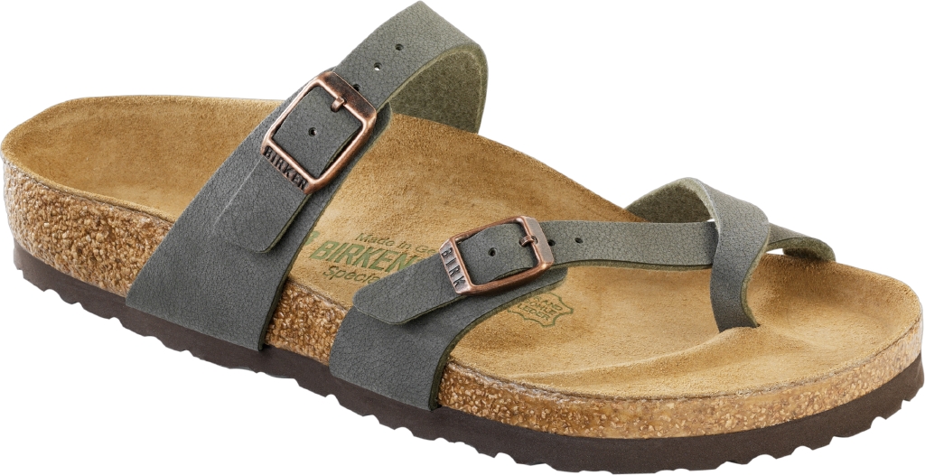 Birkenstock Ciabatta Infradito Mayari Birkibuc Brushed 1014434 Emerald Green