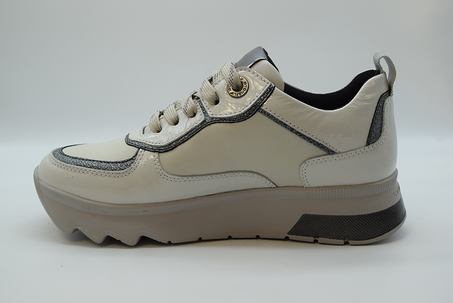 Stonefly Sneakers  Donna Spock 33  Patent 218736 Steam Gray 346