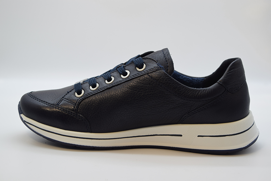 Ara Sneaker String.+zip-linea Osaka-zeppa 30mm 12-24801 02 Blau