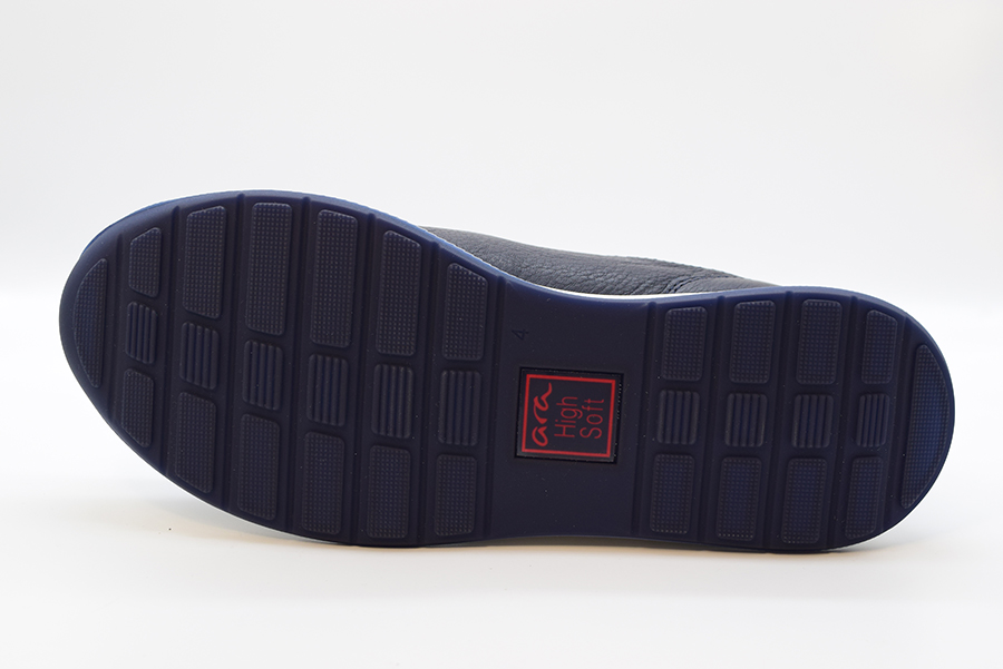 Ara Sneaker String.+zip-linea Osaka-zeppa 30mm 12-24801 02 Blau