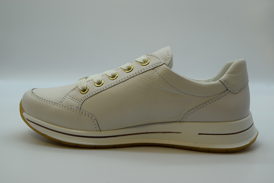Ara Sneaker String.+zip-linea Osaka-zeppa 30mm 12-24801 97 Cream