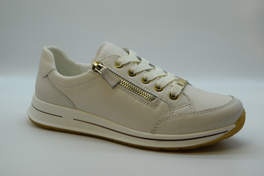 Ara Sneaker Donna Osaka 2.0 Calzata H Zeppa 30 Mm 12-24801 97 Cream