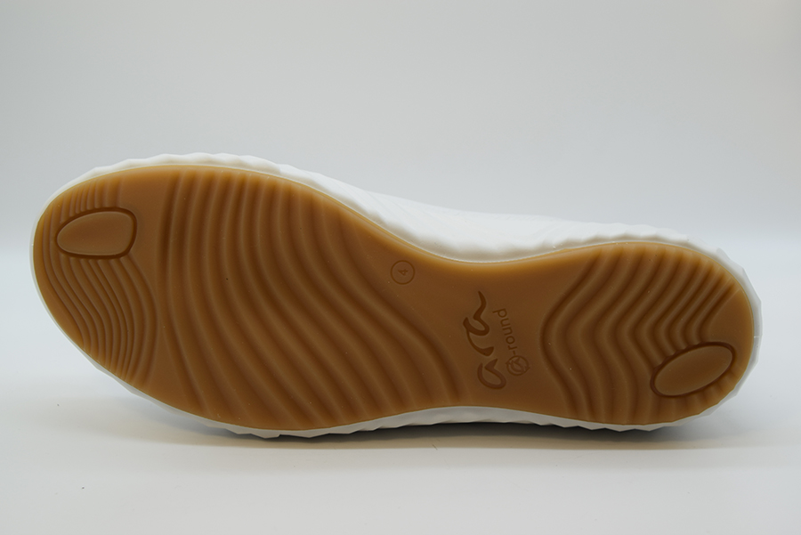 Ara Sneaker Stringata Liscia- Linea Avio- Zeppa 35mm 12-13640 05 Weiss