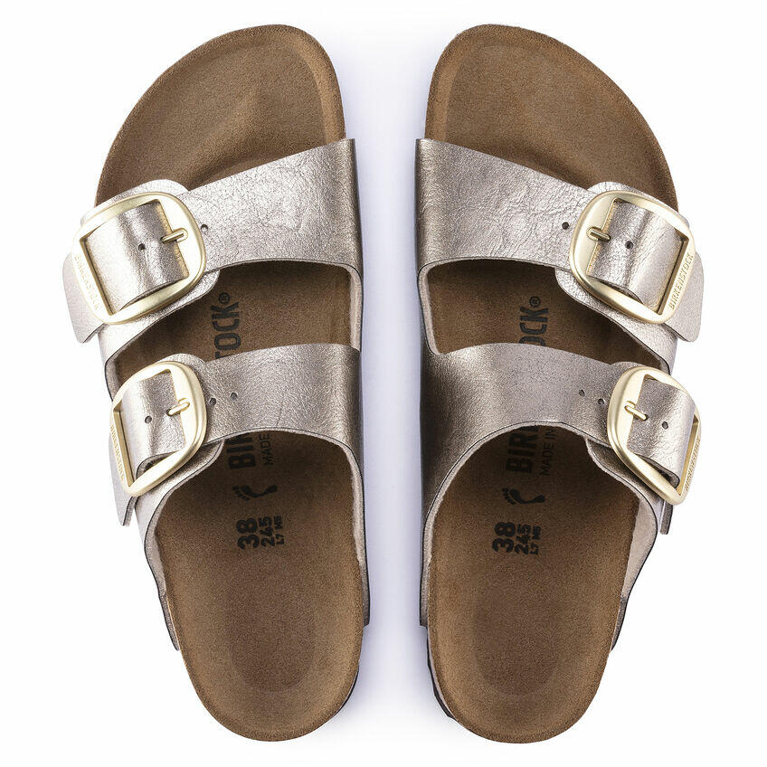 Birkenstock Ciabatta Arizona Big Buckle Birko Flor Graceful 1020882 Taupe