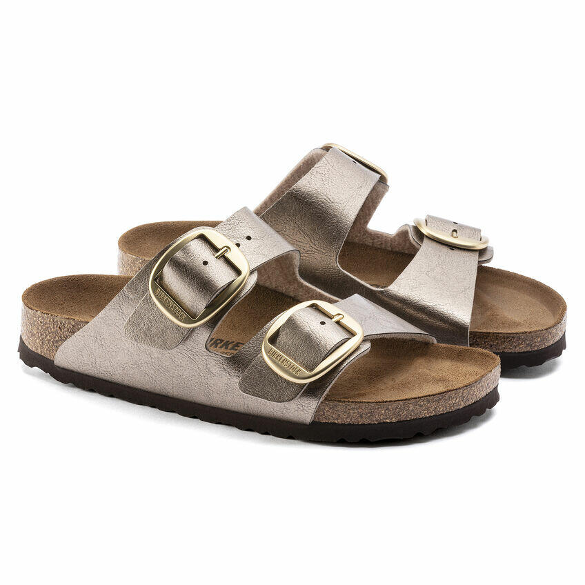 Birkenstock Ciabatta Arizona Big Buckle Birko Flor Graceful 1020882 Taupe