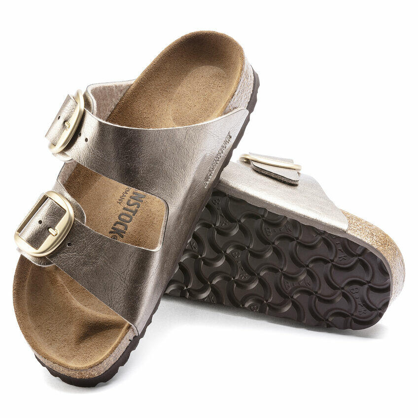 Birkenstock Ciabatta Arizona Big Buckle Birko Flor Graceful 1020882 Taupe