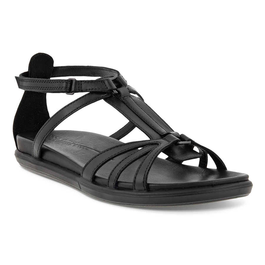 Ecco Sandalo Donna Simpil Sandal Flat 209273 01001 Black