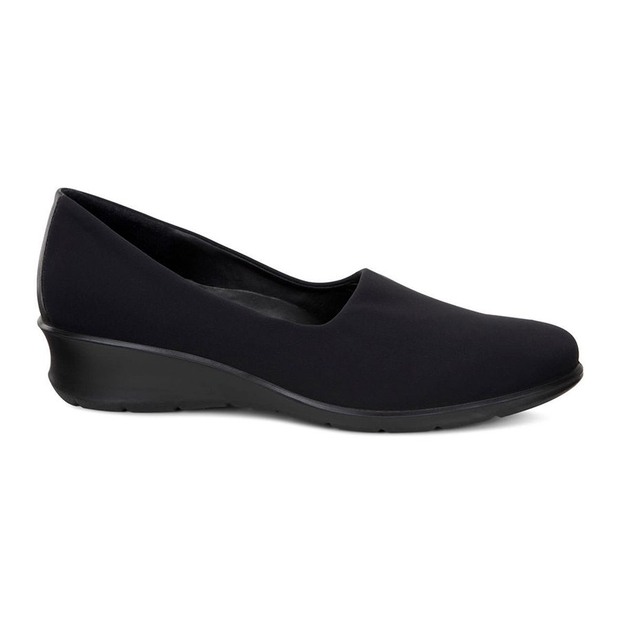 Ecco Slip On Stretch Felicia 217043 51052 Black/black