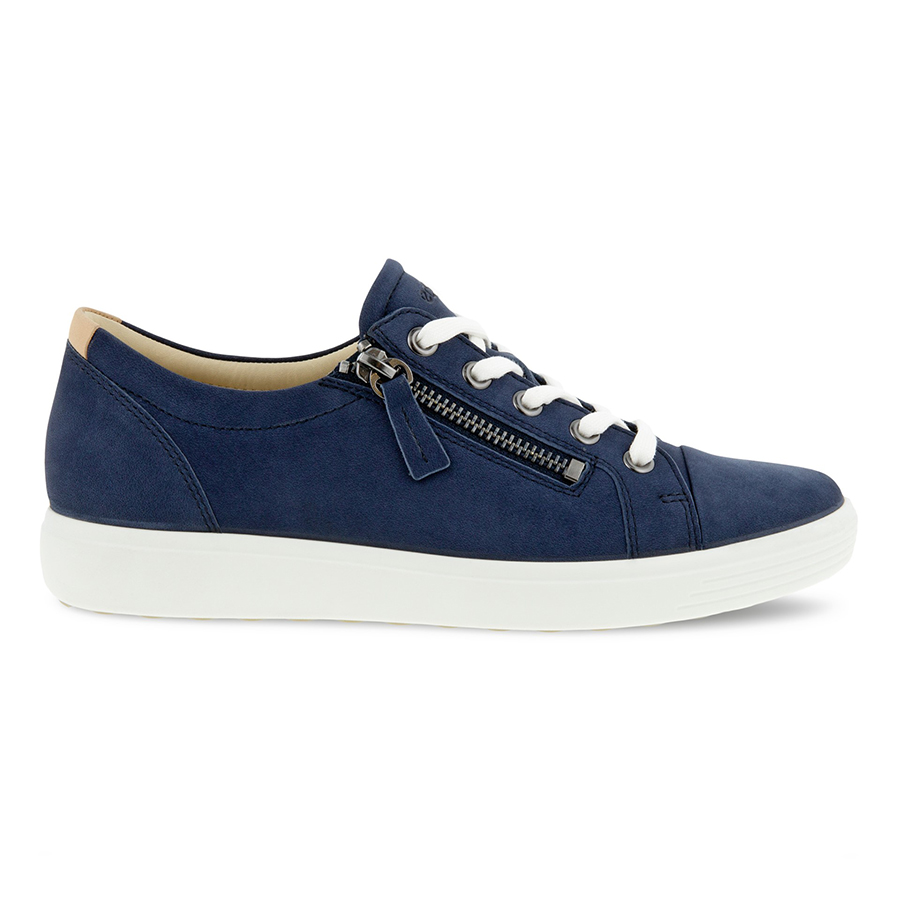 Ecco Sneaker Donna  Soft 7 Side Zip 430853 02303 Night Sky