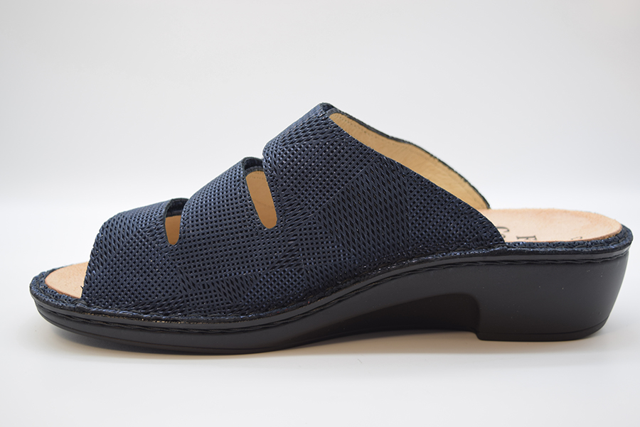 Finncomfort Ciabatta Donna 26880 Calzata H CANZO Woody Notte 61319