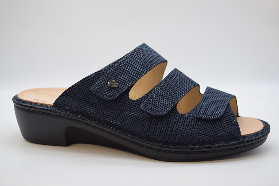 Finncomfort Ciabatta Donna 26880 Calzata H CANZO Woody Notte 61319