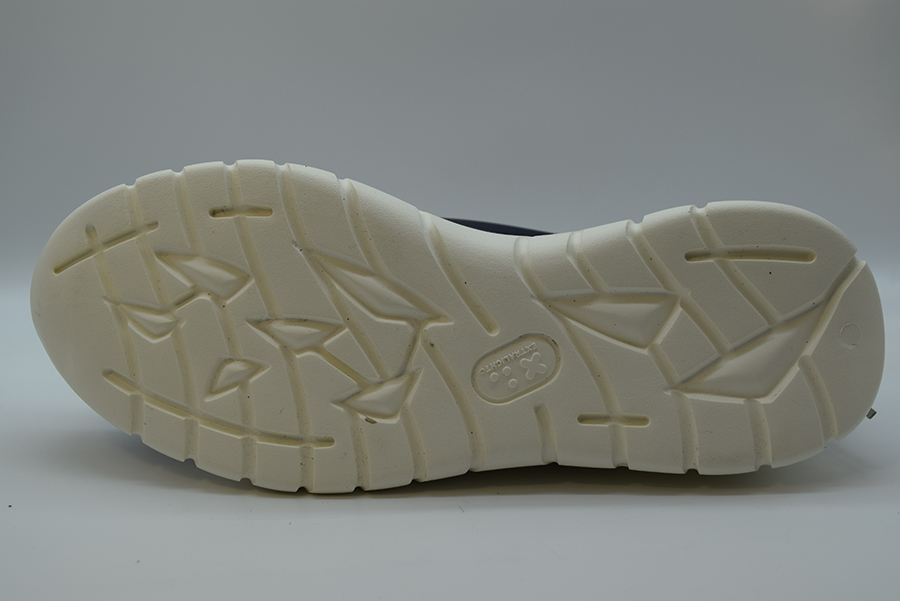 A.giantin Sneakers Stringata In Pelle Sfoderata 7705 Savana Blu Savana Beige