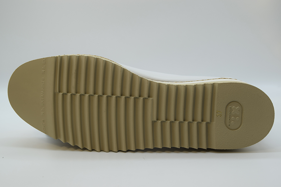 A.giantin Scarpa Slip On Con Taglio V 7739 Savana Bianco Vitello Ecru