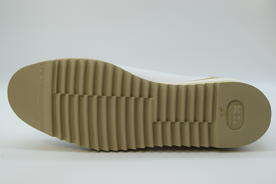 A.giantin Sneakers Slip On Con Cerniera 7747 Savana Bianco Beige