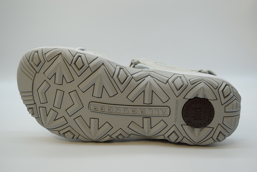 Allrounder Sandalo Traking Doppio Velcro LARISA 03 Off White/glacier Grey