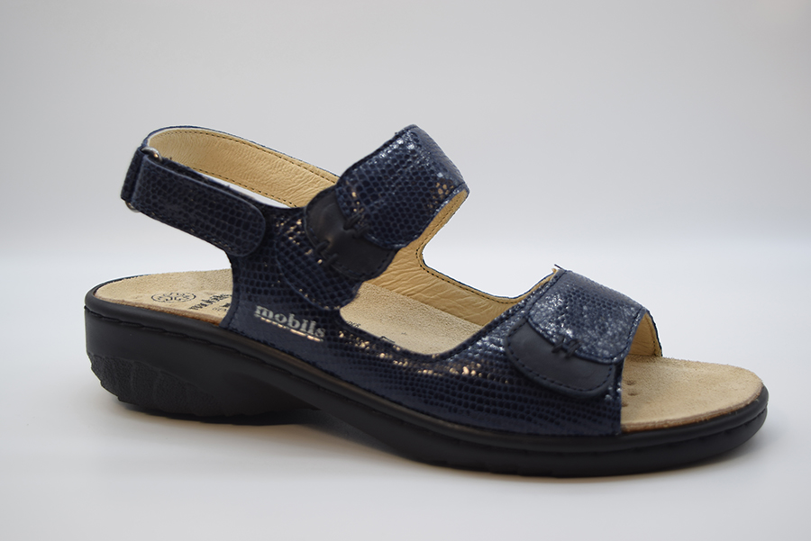 Mephisto Mobils 2 Fasce GETHA Opale 26245/silk 7845 Navy