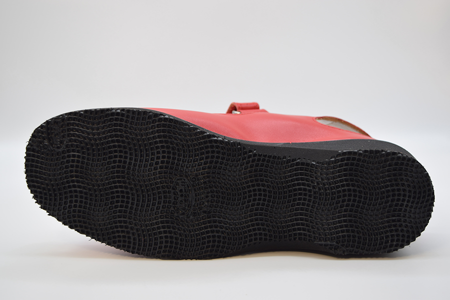 Tomasi Sandalo Besseller 2 Velcri Forma New Nina VALE SABOT Nappa Rosso