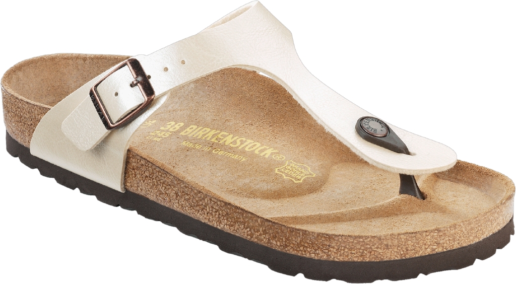 Birkenstock Ciabatta Infradito Gizeh Birko Flor Graceful 943871 Pearl White