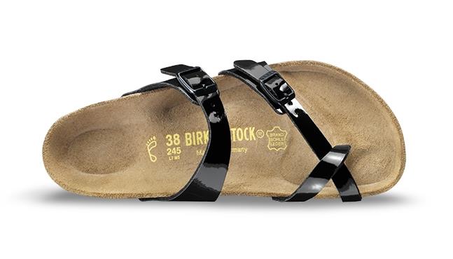 Birkenstock Ciabatta Infradito Mayari Birko Flor Patent 071091 Black