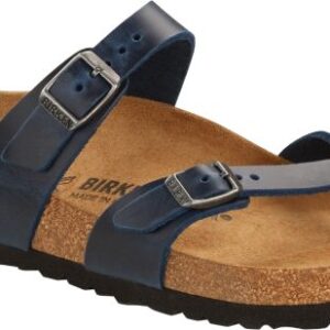 Birkenstock Ciabatta Infradito Mayari Oiled Leather 1019658 Blue