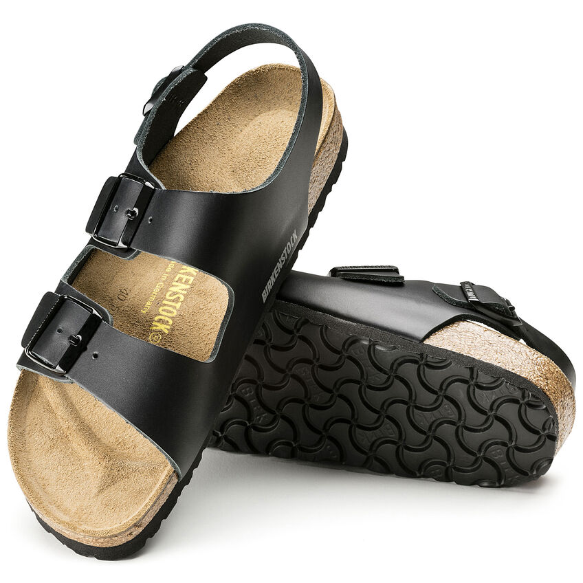 Birkenstock Sandalo Milano Natural Leather 034193 Black