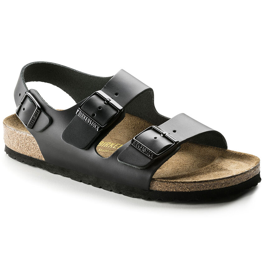 Birkenstock Sandalo Milano Natural Leather 034193 Black