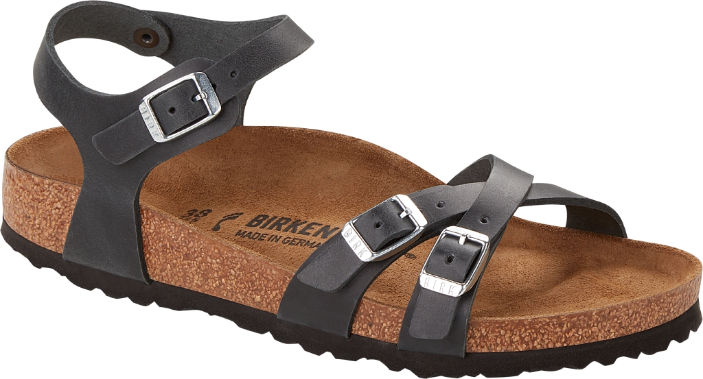 Birkenstock Sandalo Kumba Waxy Leather 1021487 Black