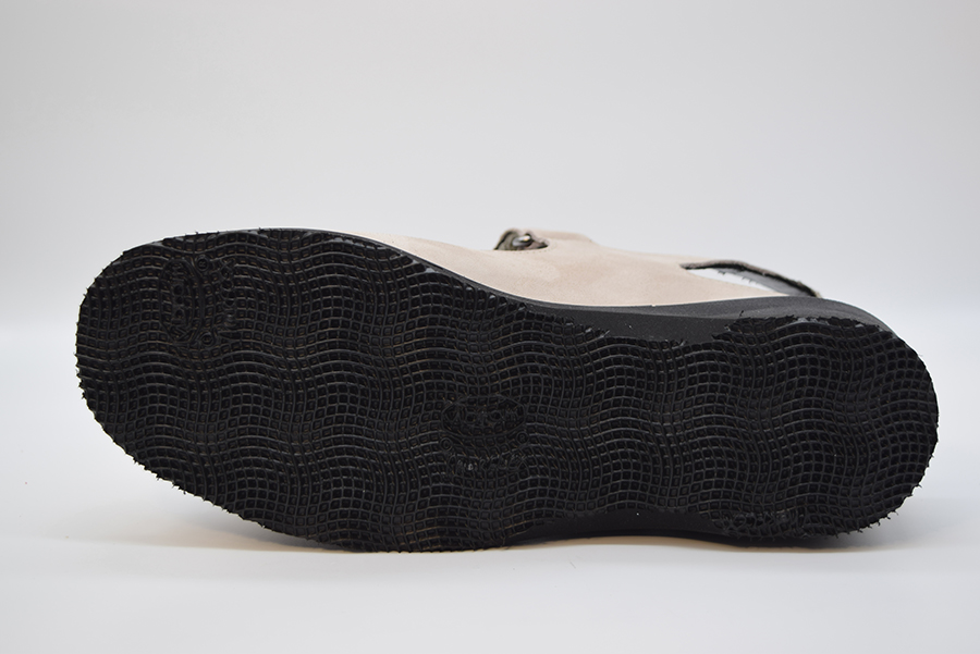 Tomasi Sandalo Besseller 2 Velcri Forma New Nina VALE SABOT Nabuk Ghiaccio