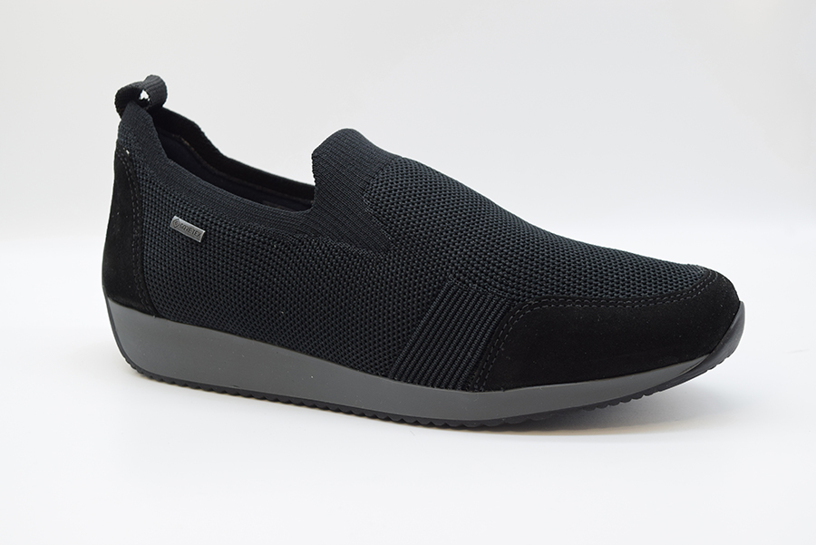 Ara Slip On Lissabon Goretex Calzata G 12-44061 01 Black