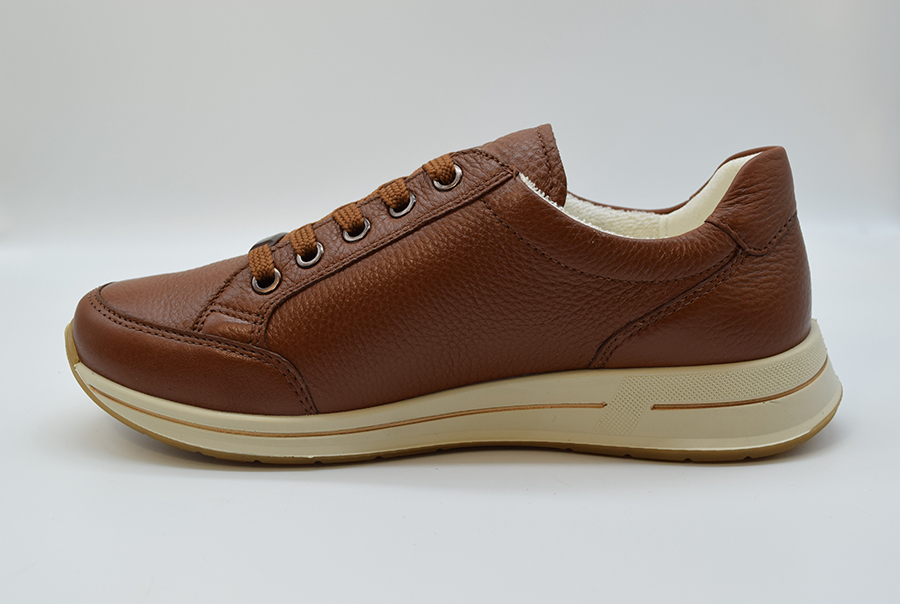 Ara Sneaker Donna Osaka 2.0 Calzata H Zeppa 30 Mm 12-24801 49 Cognac