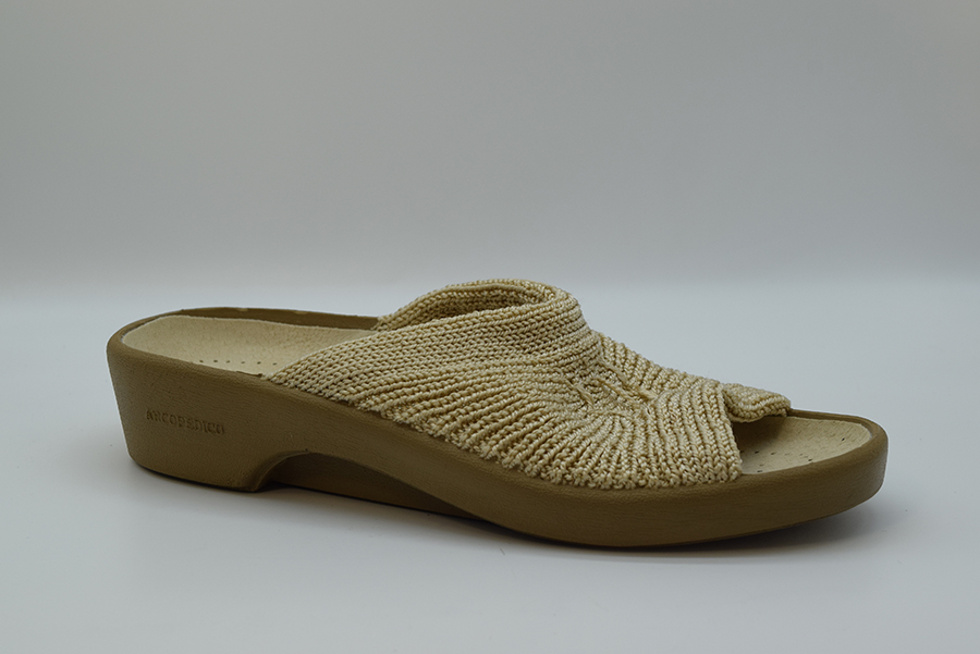 Arcopedico 1301 Ciabatta In Knitted Classic Aperta SPLASH I 04 Beige