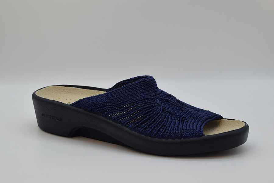 Arcopedico 1301 Ciabatta In Knitted Classic Aperta SPLASH I 09 Navy