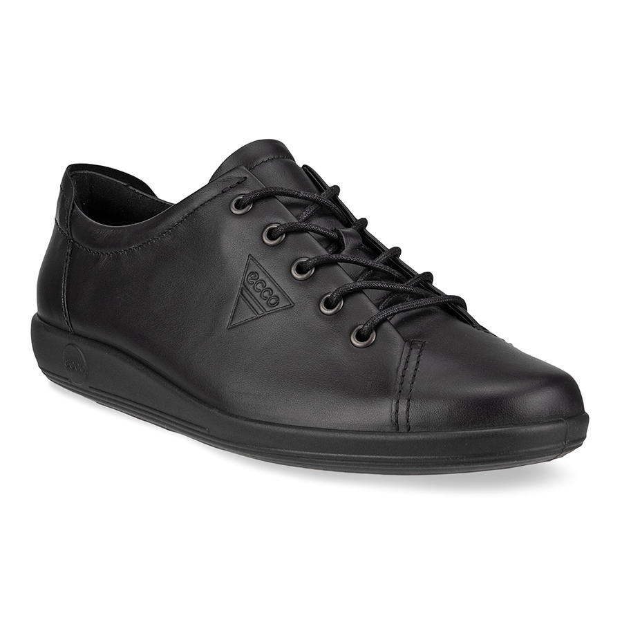 Ecco Sneaker Donna Soft 2.0 Tie 206503 E 56723 Black