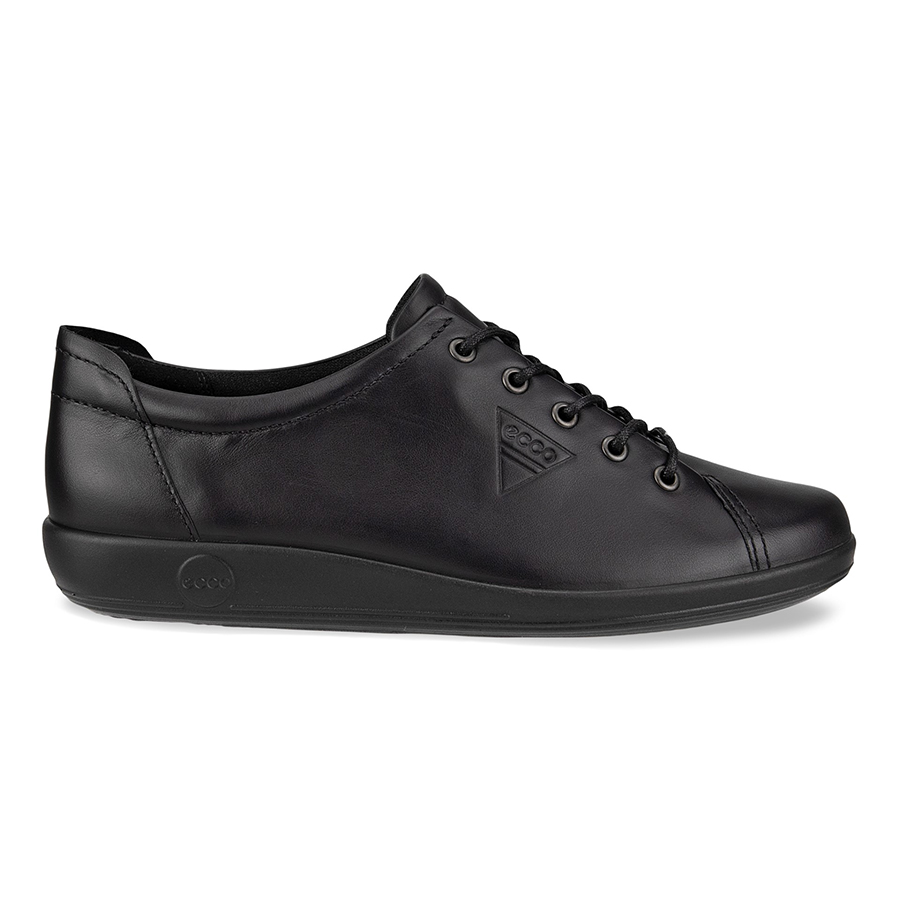 Ecco Sneaker Donna Soft 2.0 Tie 206503 E 56723 Black