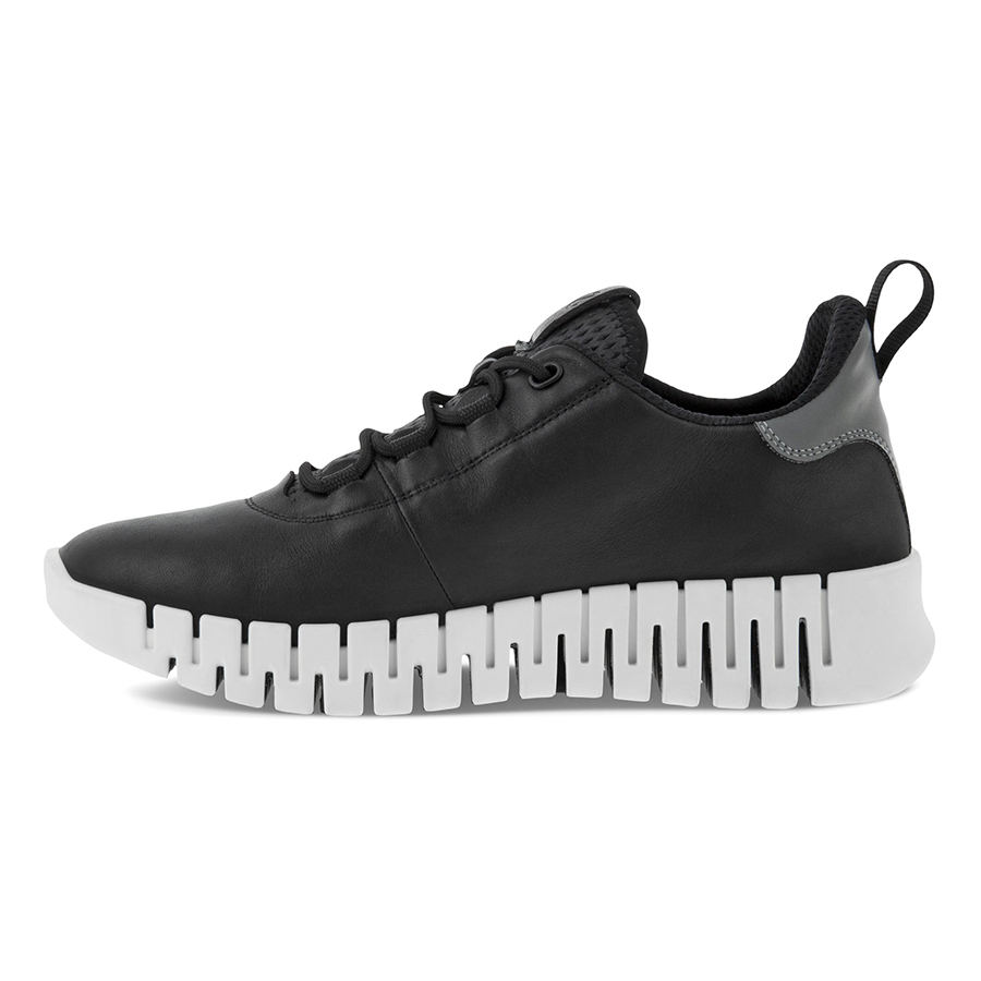 Ecco Gruuv W Flexible Sole Sneaker 218203 60719 Black/light Grey