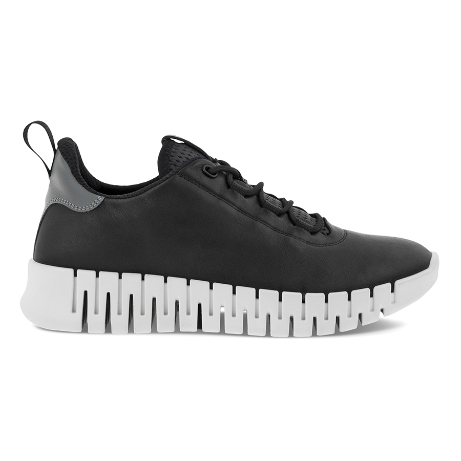 Ecco Gruuv W Flexible Sole Sneaker 218203 60719 Black/light Grey