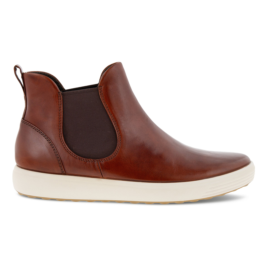 Ecco Boot Soft 7 W Beetles 470463 01053 Cognac