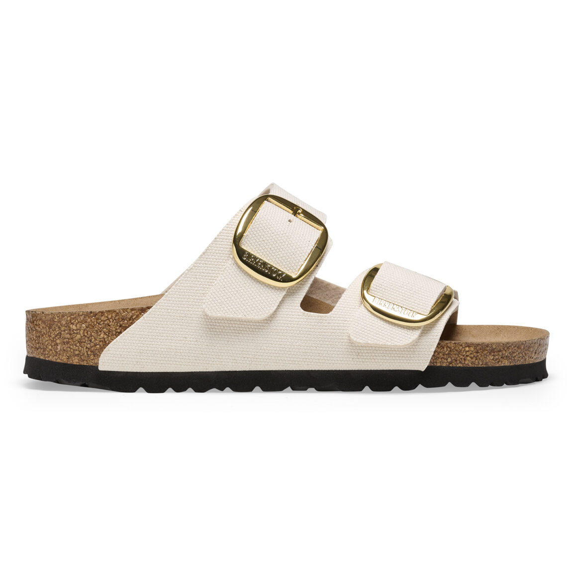 Birkenstock Arizona Big Buckle Canvas Vegan 1025563 Eggshell