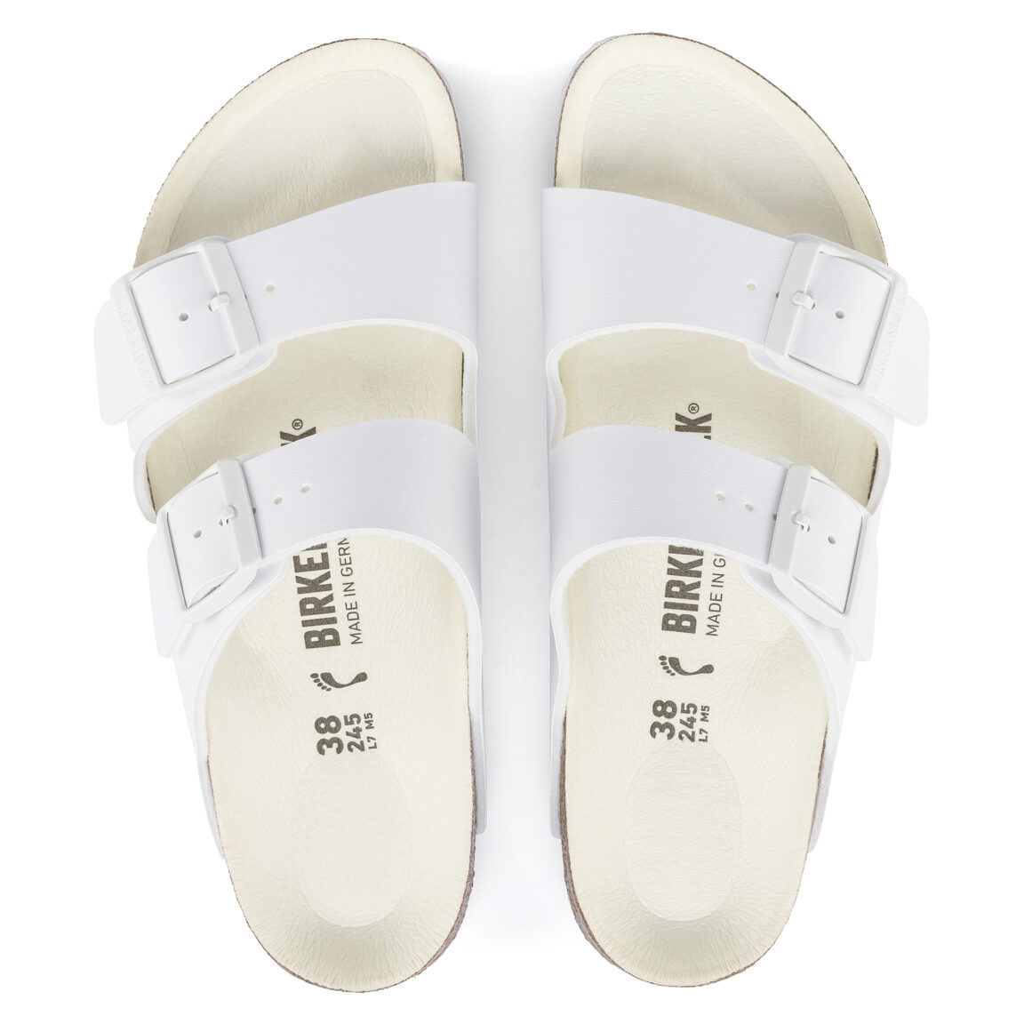 Birkenstock Ciabatta Arizona Triples Birko Flor 1019046 White