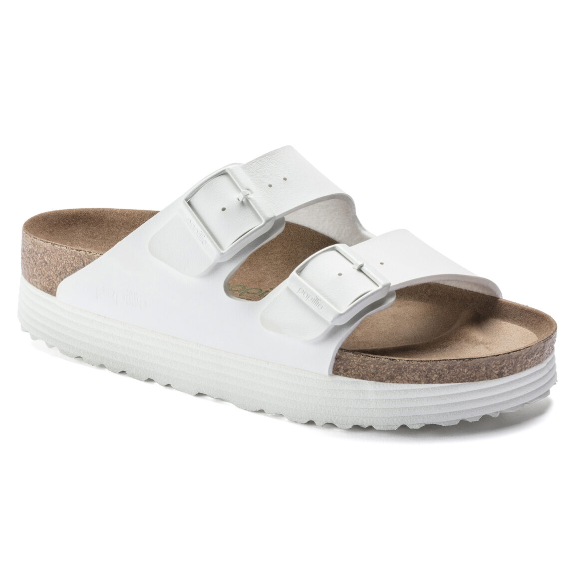 Birkenstock Ciabatta Arizona Grooved Veg Birko Flor 1018581 White