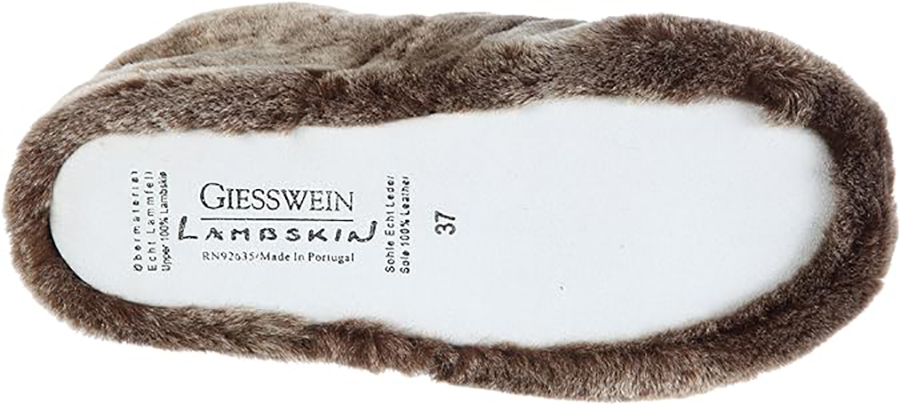 Giesswein Pantofola In Agnello GERA Visone 232