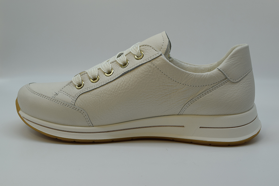 Ara Sneaker Donna Osaka 2.0 Calzata H Zeppa 30 Mm 12-24801 97 Cream