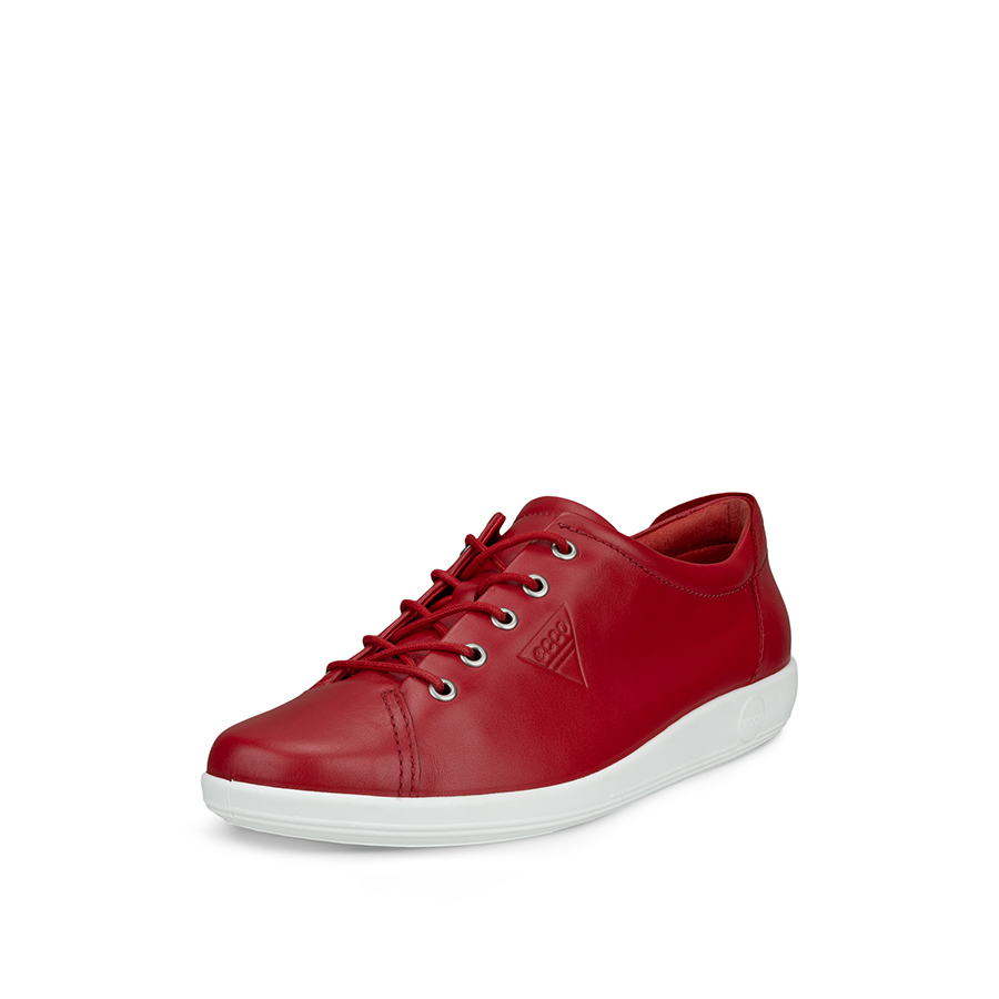 Ecco Sneaker Donna Soft 2.0 Tie 206503 E 11466 Chili Red