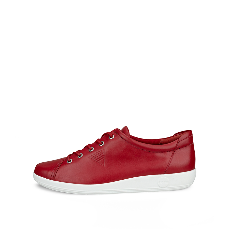Ecco Sneaker Donna Soft 2.0 Tie 206503 E 11466 Chili Red
