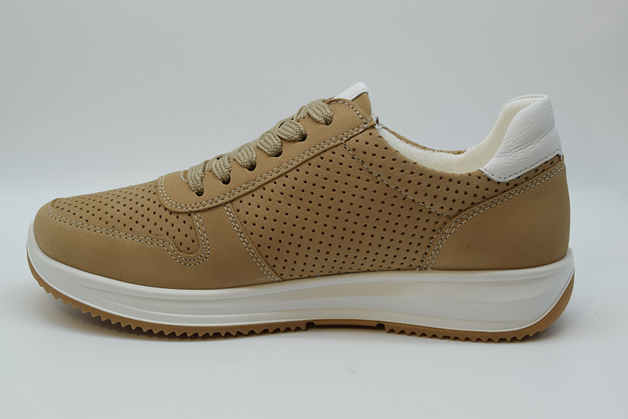 Ara Sneaker Donna Osaka 3.0 Calzata H Zeppa 30 Mm 12-25510 08 Sand/weiss