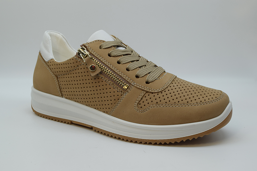 Ara Sneaker Donna Osaka 3.0 Calzata H Zeppa 30 Mm 12-25510 08 Sand/weiss