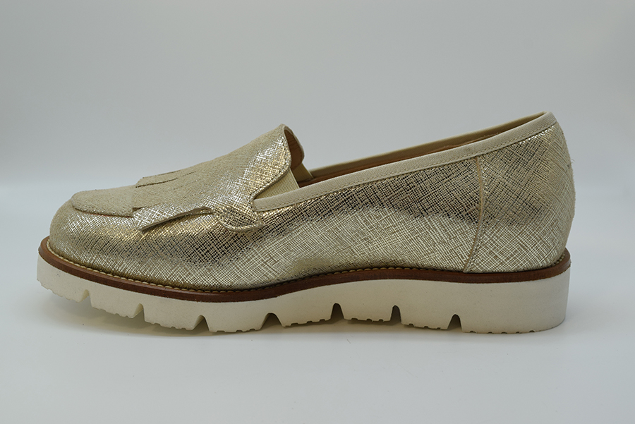 Marro Slip On Con Frangia E Piruli 6062 E Garza Platino