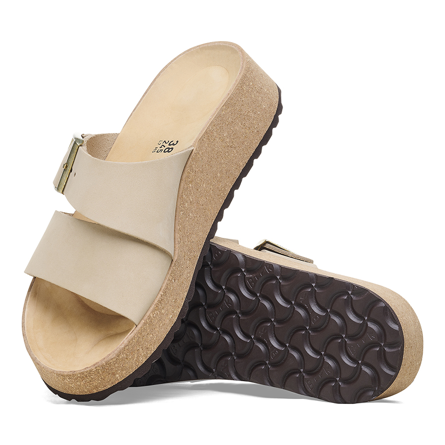 Birkenstock Ciabatta Almina Nubuck Leather 1026974 Sandcastle