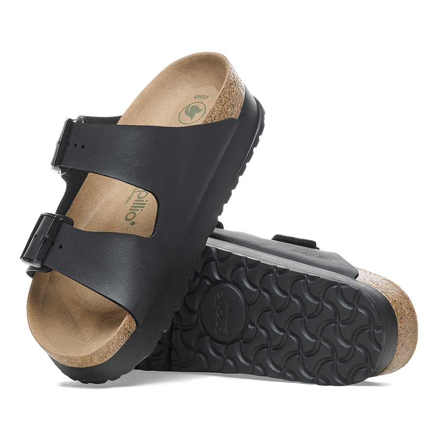 Birkenstock Ciabatta Arizona Platform Veg Birko Flor 1027395 Black